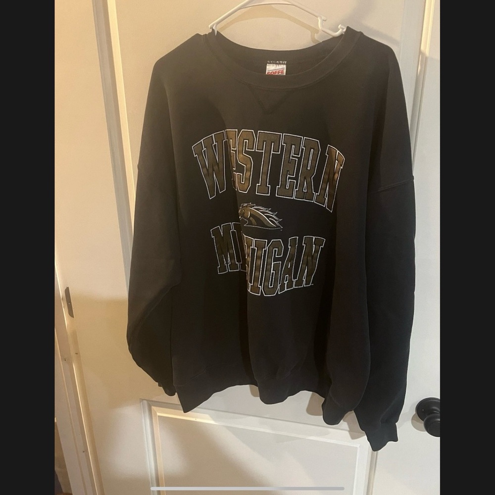 Soffe Black Western Michigan Sweatshirt